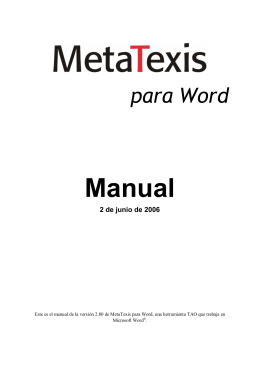 MetaTexis "NET