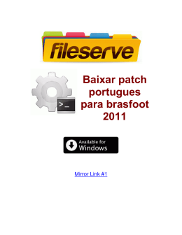Baixar patch portugues para brasfoot 2011