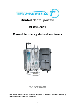 Unidad dental portátil