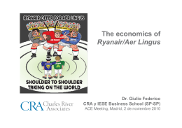 Ryanair / Aer Lingus - IESE Business School