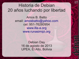 Historia de Debian 20 años luchando por libertad