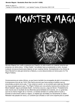 Monster Magnet - Barakaldo (Rock Star Live 29-11