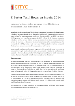 informe textil hogar espaol 2014