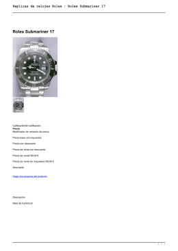 Replicas de relojes Rolex : Rolex Submariner 17