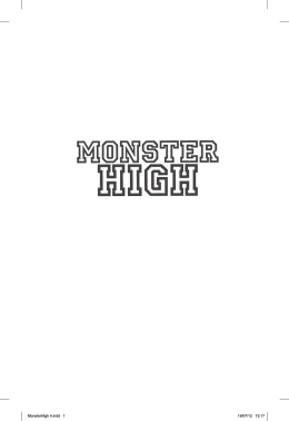 Primeras páginas de Monster High 4. ¡Más