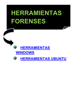 Herramientas Forense para Windows&Linux