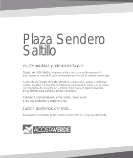 Plaza Sendero Saltillo