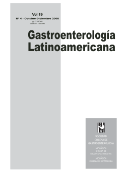 Revista Gastroenterología Latinoamericana, Volumen 19, Número 4