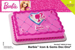 Barbie™ Icon & Gems Dec-Ons®