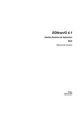 EDItran/G 4.1