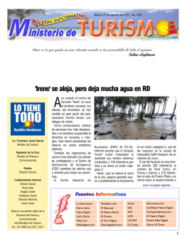 Boletín Informativo 23-8-2011