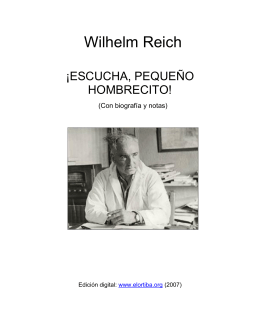 Wilhelm Reich - la Fulminante