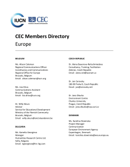 CEC Members Directory Europe