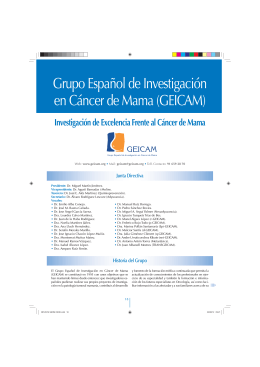 Grupo Español de Investigación en Cáncer de Mama (GEICAM)