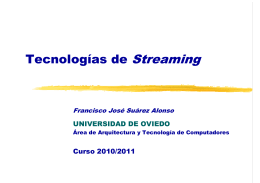 Tecnologías de Streaming (56) - Arquitectura y Tecnología de