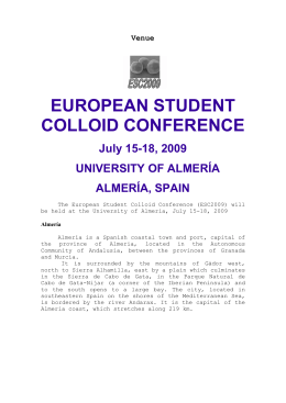 european student colloid conference