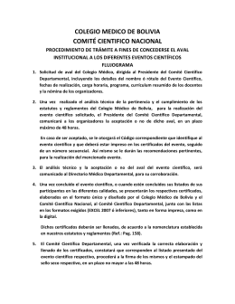 COLEGIO MEDICO DE BOLIVIA COMITÉ