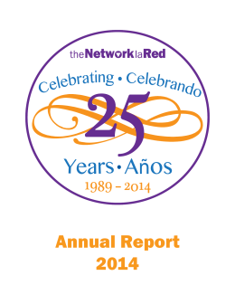Annual Report 2014 - The Network / La Red