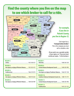 Find the county where you live on the map to see which broker to