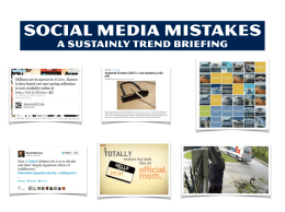 Sustainly Social Media Mistakes