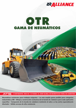 GAMA DE NEUMÁTICOS - Alliance Tire Group