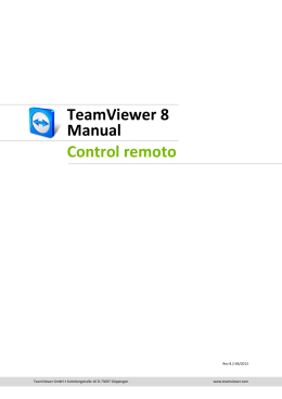 TeamViewer 8 Manual