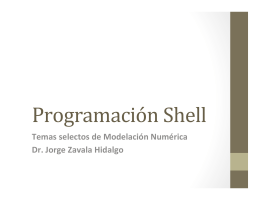 Programación Shell