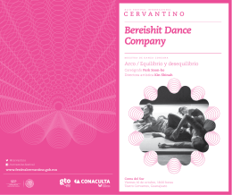 Bereishit Dance Company - Festival Internacional Cervantino