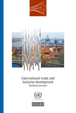 International trade and inclusive development