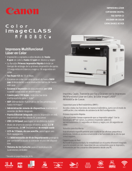 Impresora Multifuncional Láser en Color 12 8