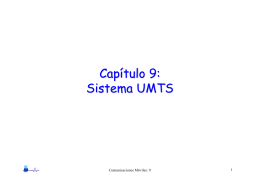 Capítulo 9: Sistema UMTS