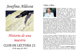 Josefina Aldecoa - Web Ajuntament de Roda de Ter