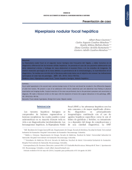 Hiperplasia nodular focal hepática