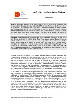 ARI Nº 53-2003 - Real Instituto Elcano
