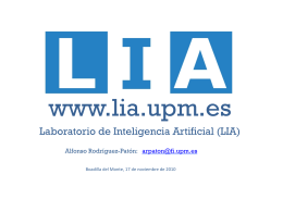 Laboratorio de Inteligencia Artificial (LIA)