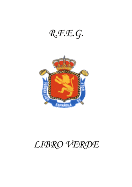 R.F.E.G. LIBRO VERDE - Real Federación Española de Golf