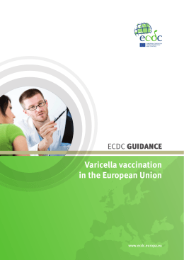 Guidance on varicella vaccination in the European Union