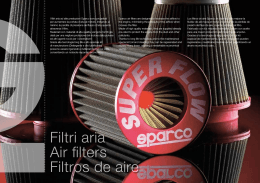 Filtri aria Air filters Filtros de aire