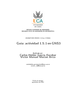 Guía Práctica GNS3