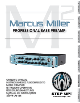 PROFESSIONAL BASS PREAMP
