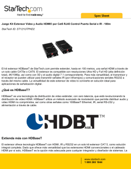 Juego Kit Extensor Video y Audio HDMI® por Cat5