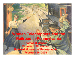 Women Telegraphers and the Railroad in Pennsylvania