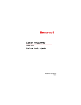 Xenon 1900/1910 - Honeywell Scanning and Mobility