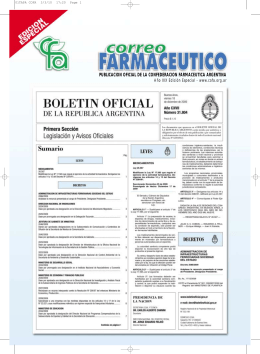 Farmacéutico - Confederación Farmacéutica Argentina