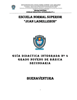 BUENAVENTURA - Escuela Normal Superior Juan Ladrilleros