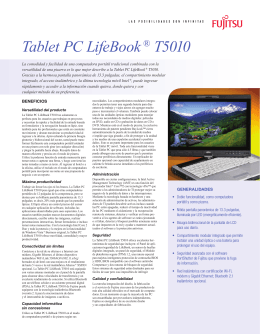 Tablet PC LifeBook® T5010
