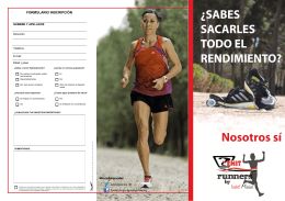 Descarga aquí tu ficha de inscripción Zenit Runners by Isabel Macías