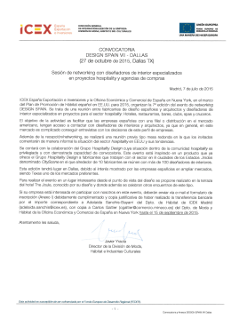 Convocatoria y Anexos DESIGN SPAIN VII Dallas sin firma