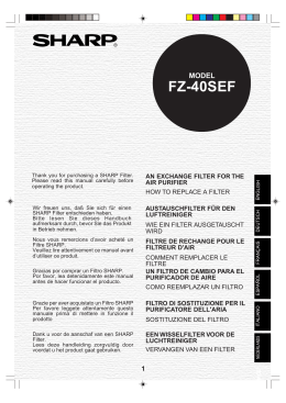 FZ-40SEF Operation-Manual GB DE FR ES IT NL