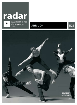 Radar, abril 2009 - Ayuntamiento de Huesca